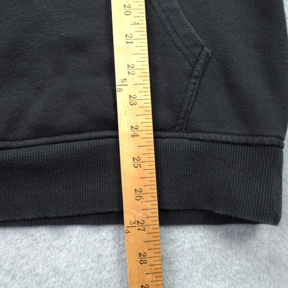 True‎ Religion Hoodie Mens Small Black Streetwear Spellout Sweatshirt